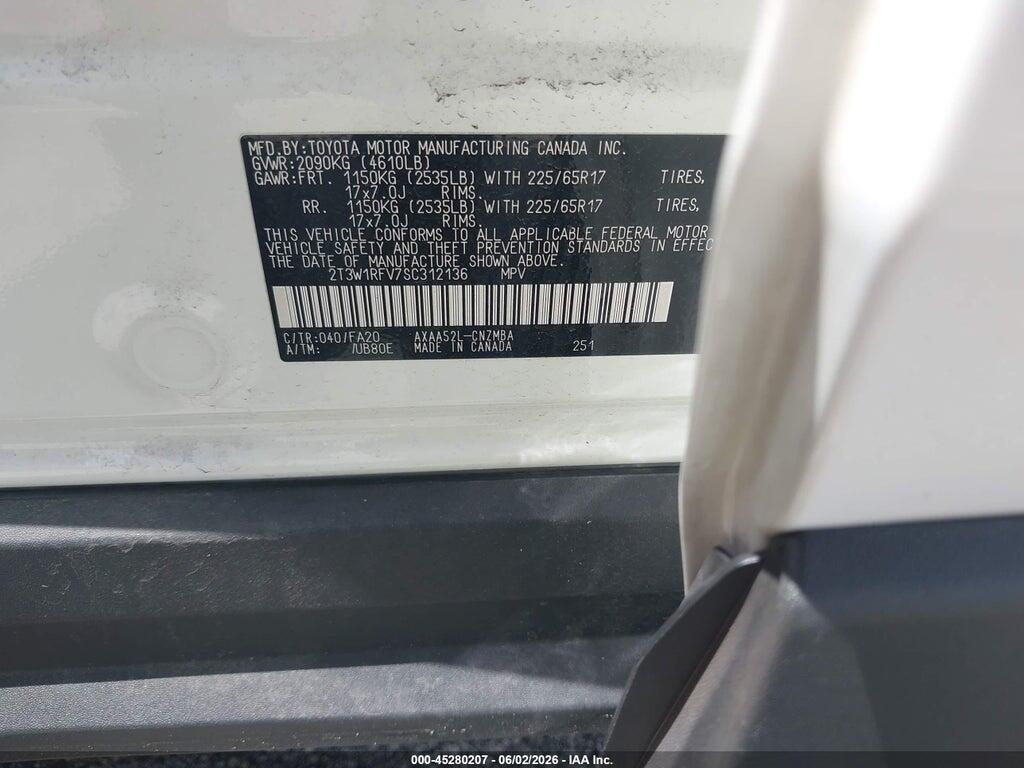 2T3W1RFV7SC312136 2025 TOYOTA RAV4 photo no. 9