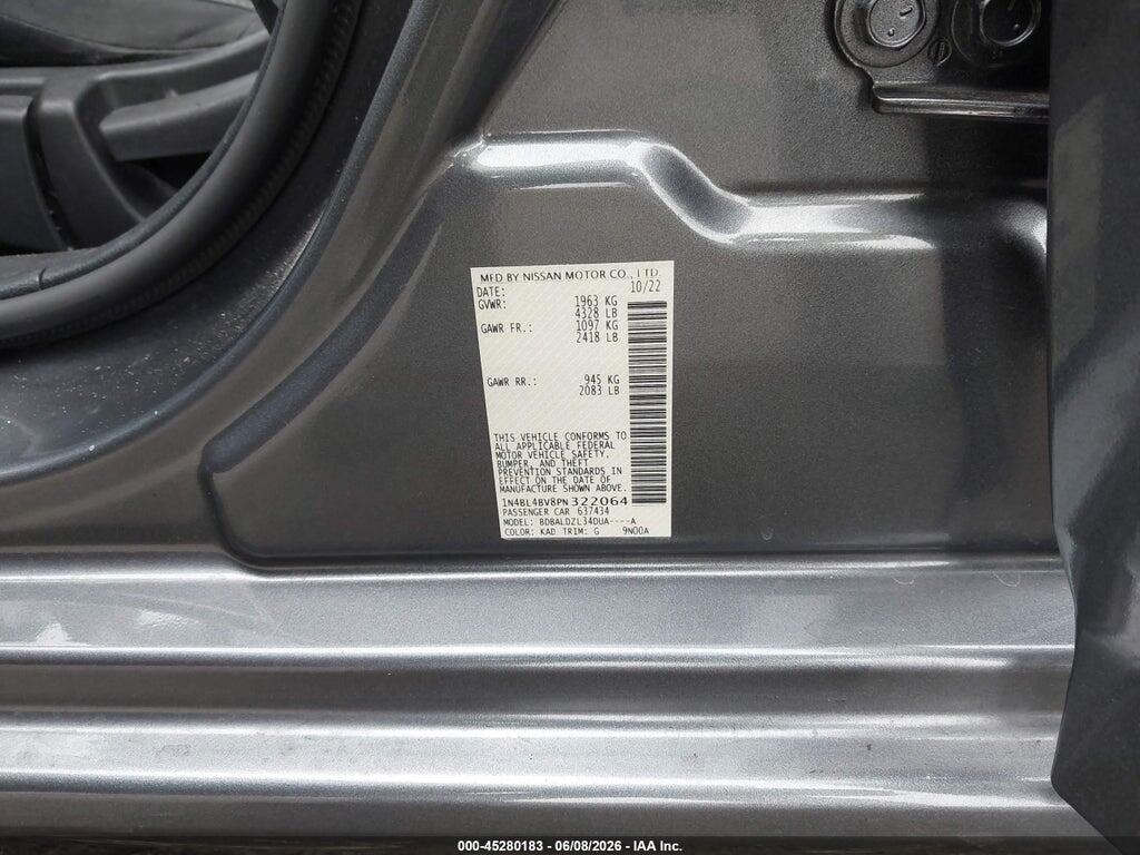 1N4BL4BV8PN322064 2023 NISSAN ALTIMA photo no. 9