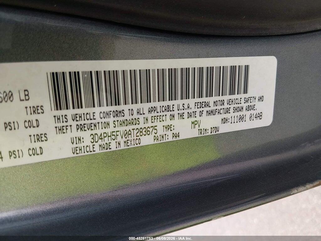 3D4PH5FV0AT283675 2010 DODGE JOURNEY photo no. 9