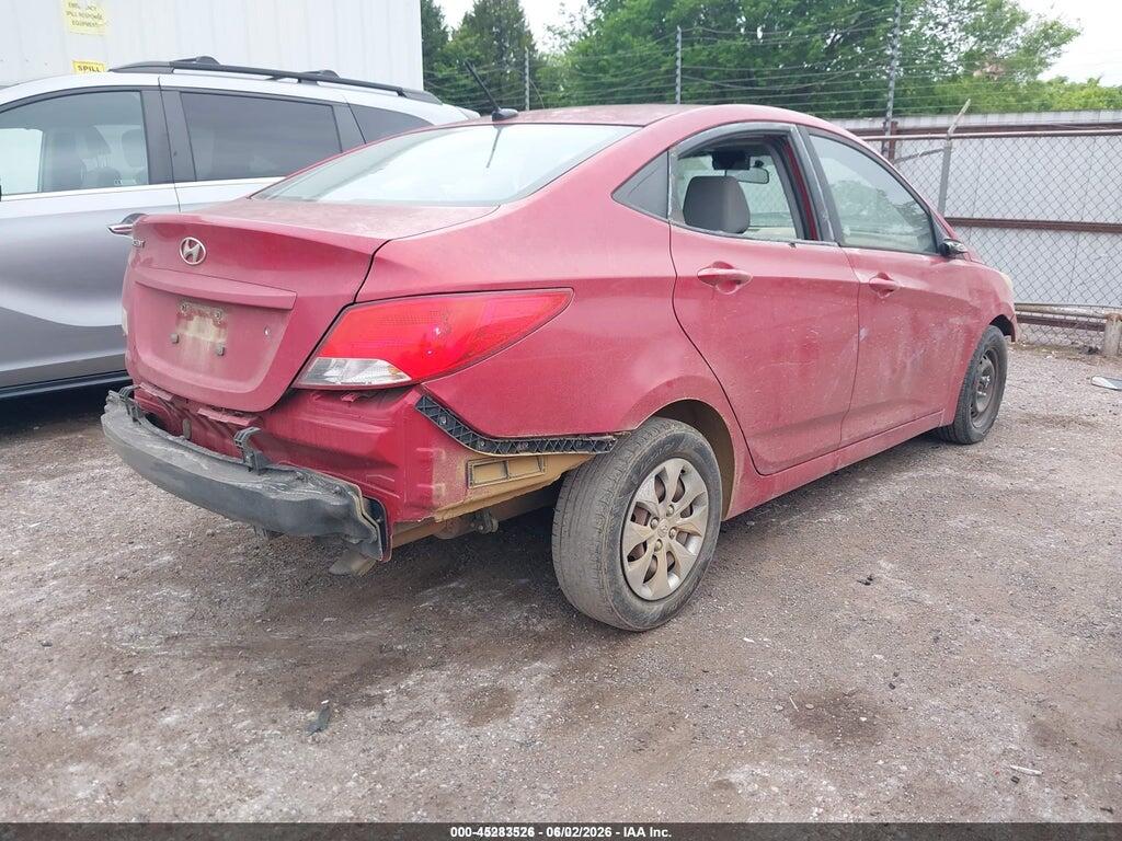 KMHCT4AE8GU004463 2016 HYUNDAI ACCENT photo no. 4