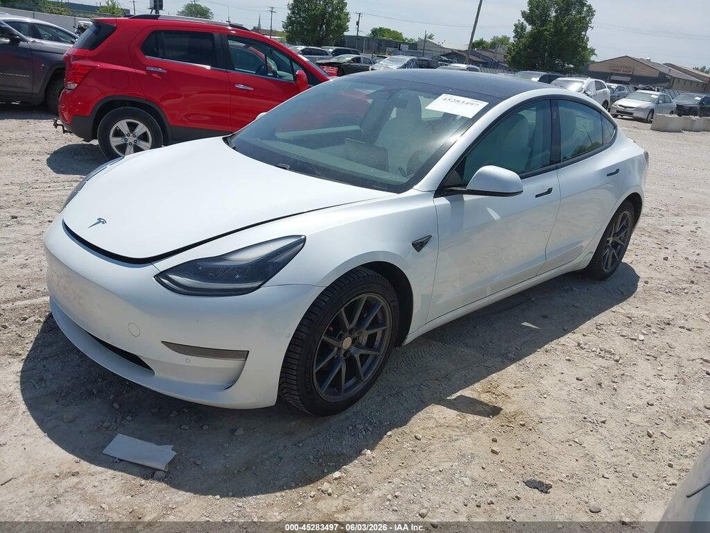 5YJ3E1EA6MF921703 2021 TESLA MODEL 3 photo no. 2