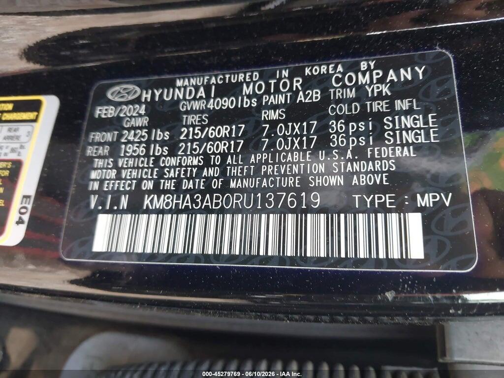 KM8HA3AB0RU137619 2024 HYUNDAI KONA photo no. 9