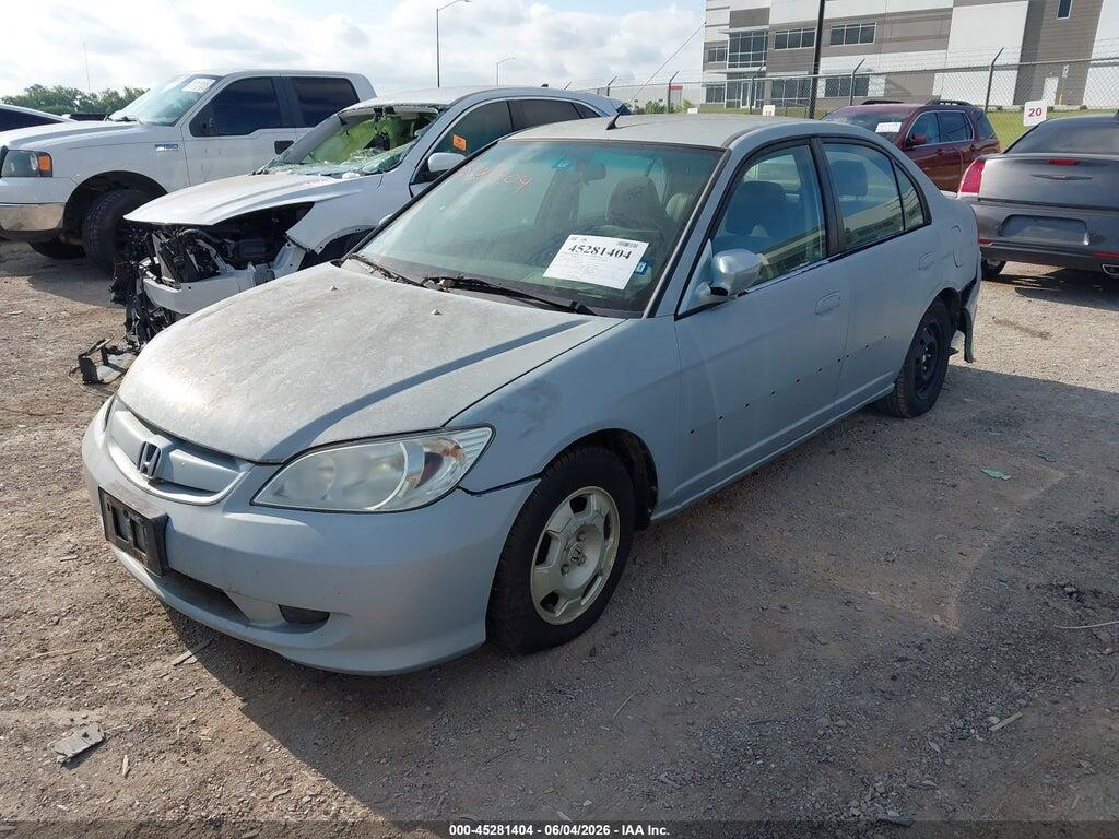 JHMES96695S015560 2005 HONDA CIVIC HYBRID photo no. 2