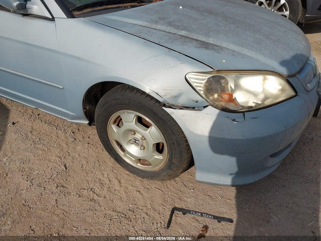 JHMES96695S015560 2005 HONDA CIVIC HYBRID photo no. 6