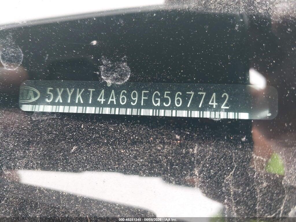 5XYKT4A69FG567742 2015 KIA SORENTO photo no. 9