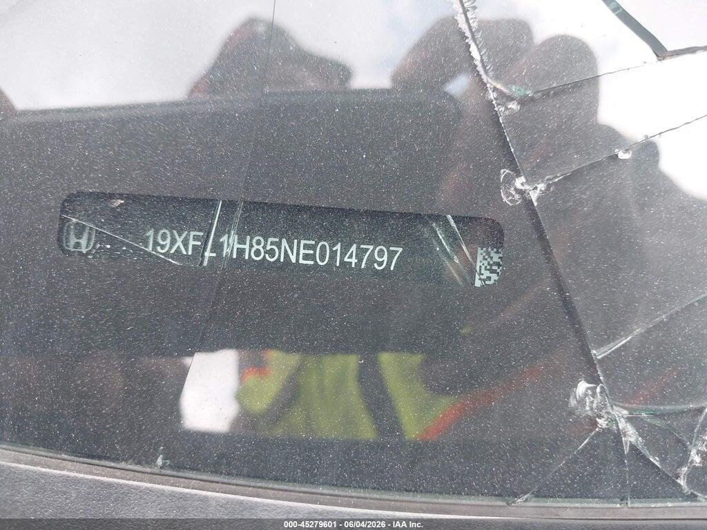 19XFL1H85NE014797 2022 HONDA CIVIC photo no. 9