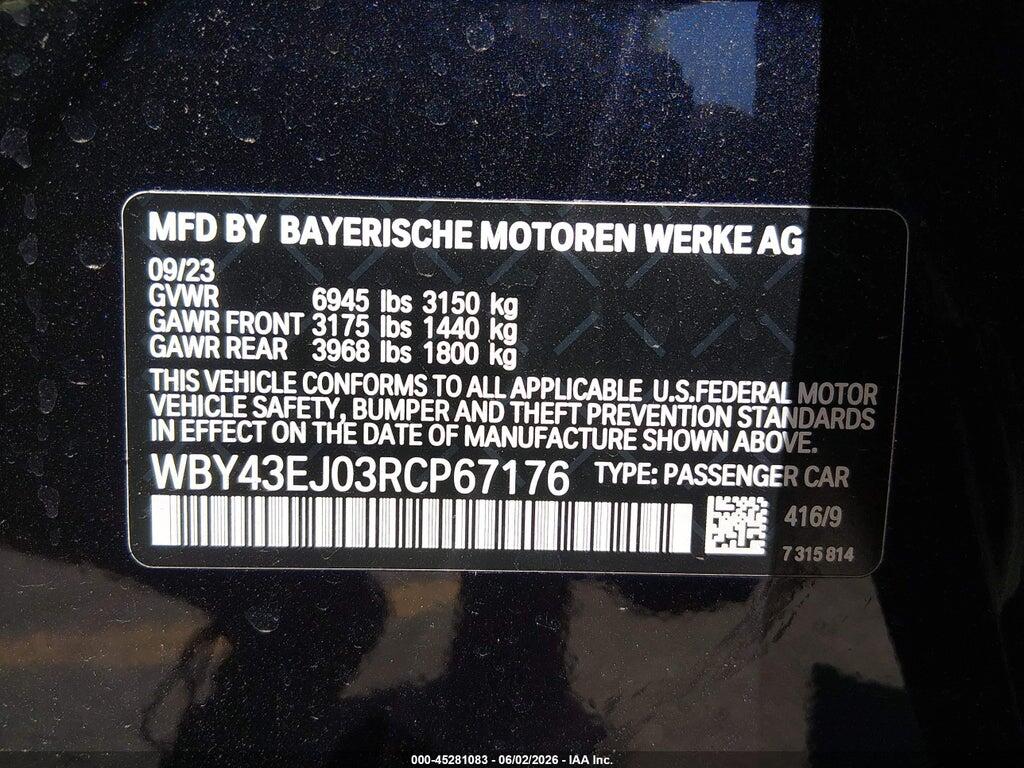 WBY43EJ03RCP67176 2024 BMW I7 photo no. 9