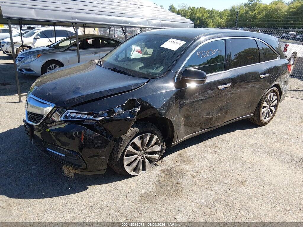 5FRYD4H4XEB038302 2014 ACURA MDX photo no. 2