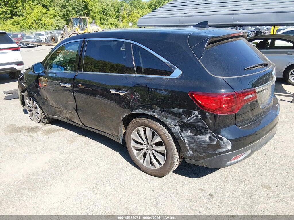 5FRYD4H4XEB038302 2014 ACURA MDX photo no. 3