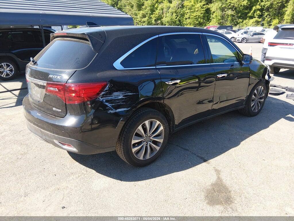 5FRYD4H4XEB038302 2014 ACURA MDX photo no. 4