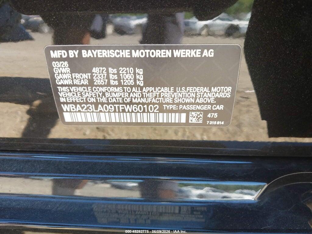 WBA23LA09TFW60102 2026 BMW 330I photo no. 9