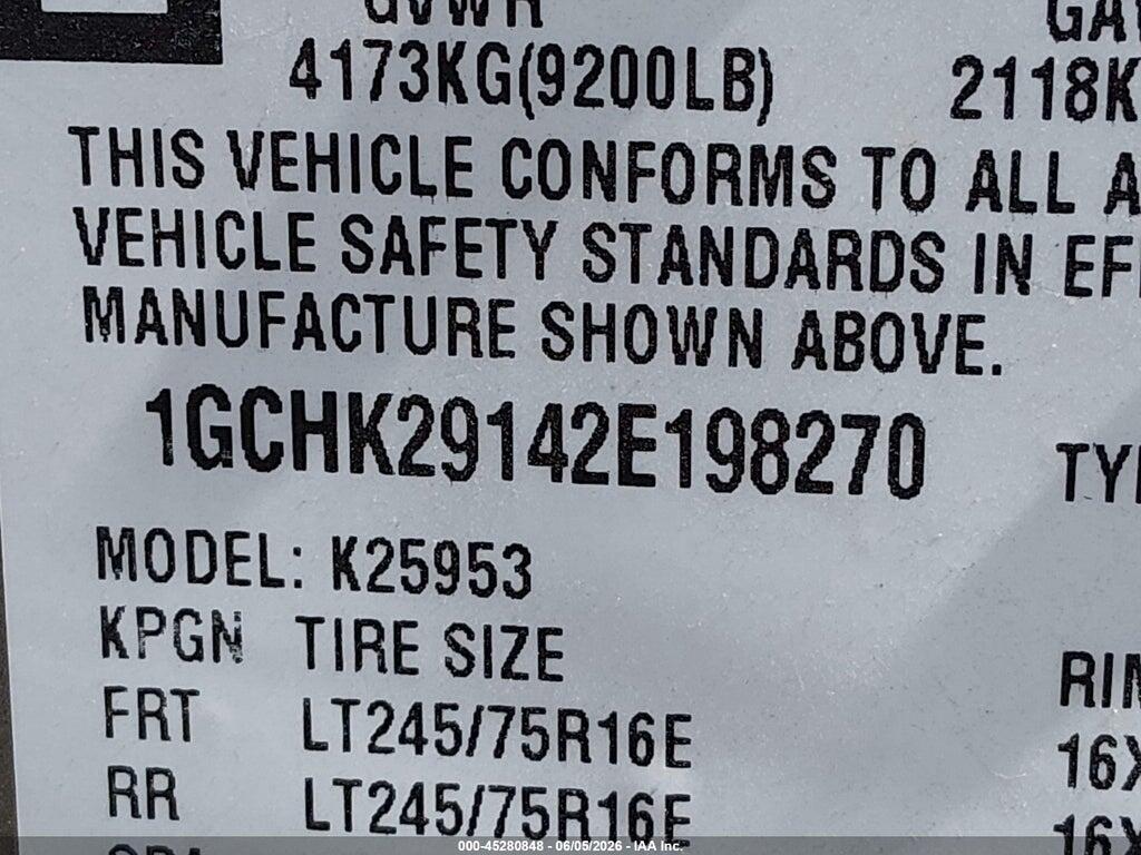 1GCHK29142E198270 2002 CHEVROLET SILVERADO 2500HD photo no. 9