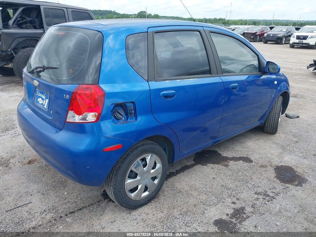 KL1TD66628B255157 2008 CHEVROLET AVEO 5 photo no. 4