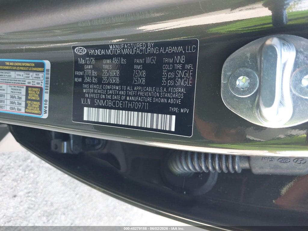 5NMJBCDE1TH709711 2026 HYUNDAI TUCSON photo no. 9