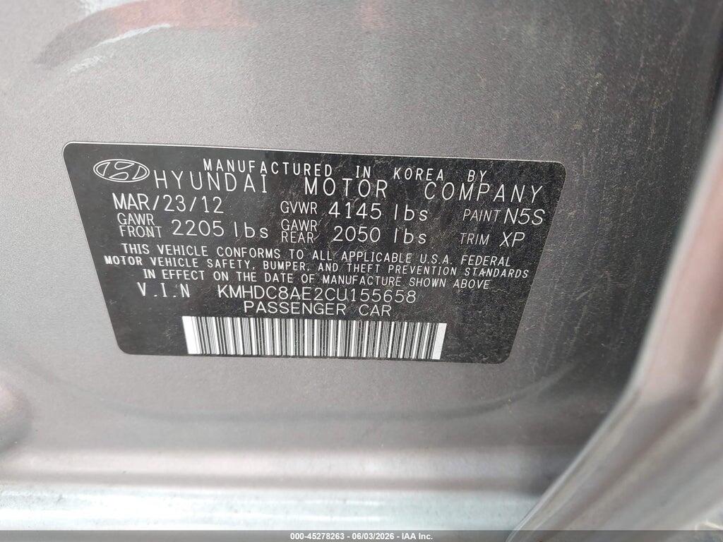 KMHDC8AE2CU155658 2012 HYUNDAI ELANTRA TOURING photo no. 9