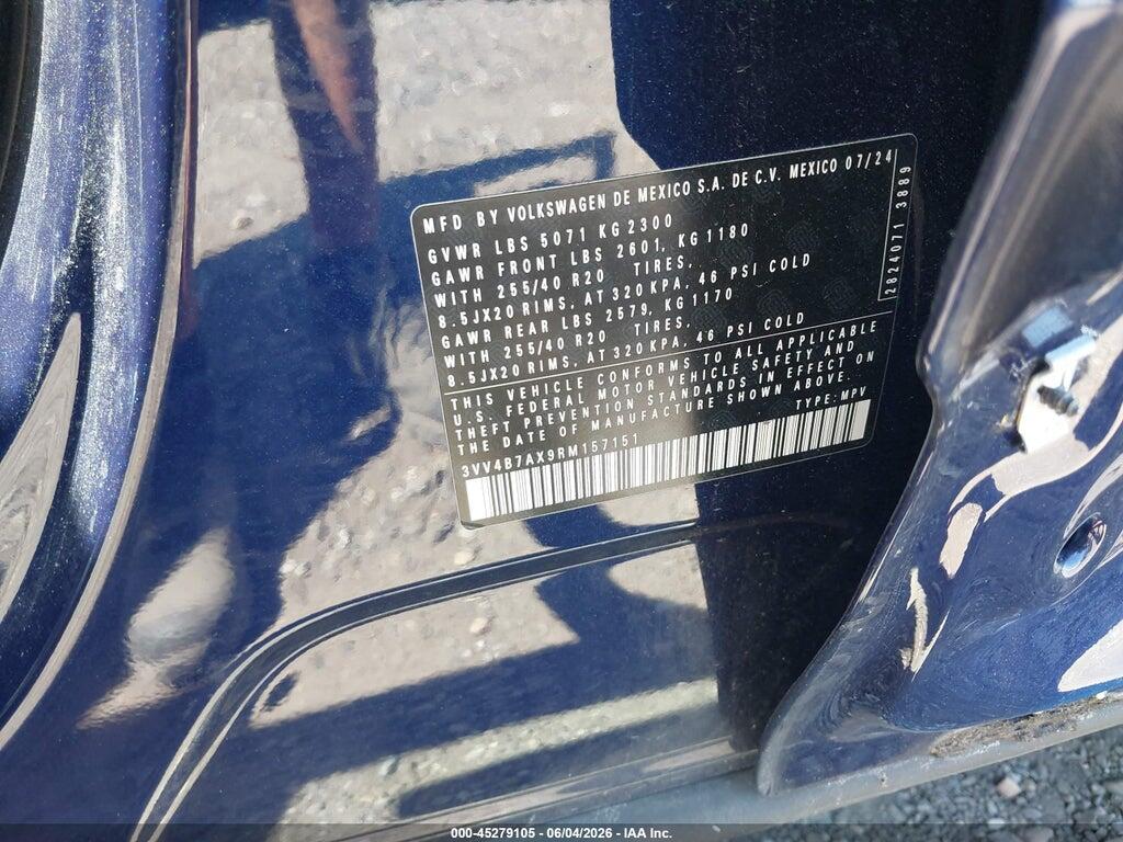 3VV4B7AX9RM157151 2024 VOLKSWAGEN TIGUAN photo no. 9