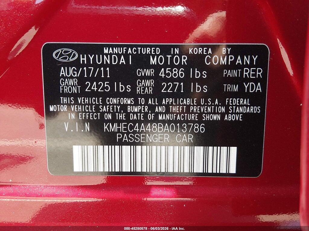 KMHEC4A48BA013786 2011 HYUNDAI SONATA HYBRID photo no. 9