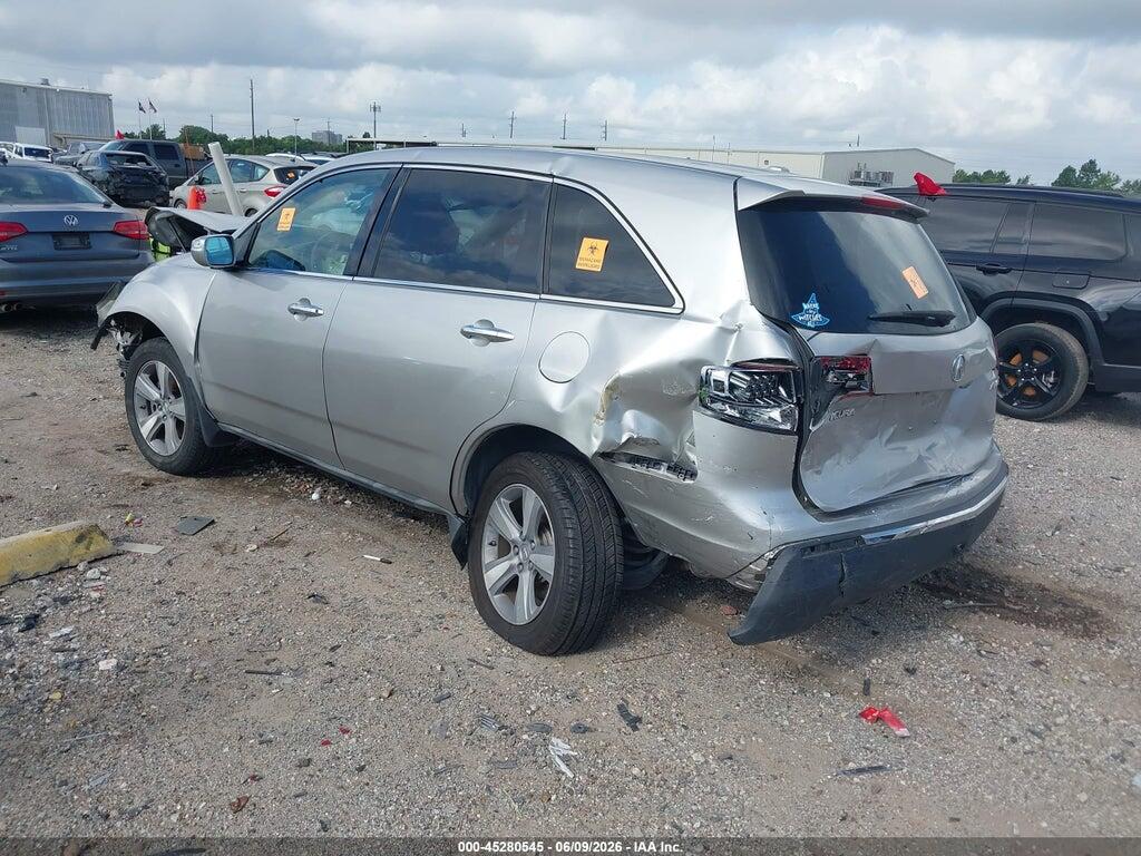 2HNYD2H38CH530728 2012 ACURA MDX photo no. 3