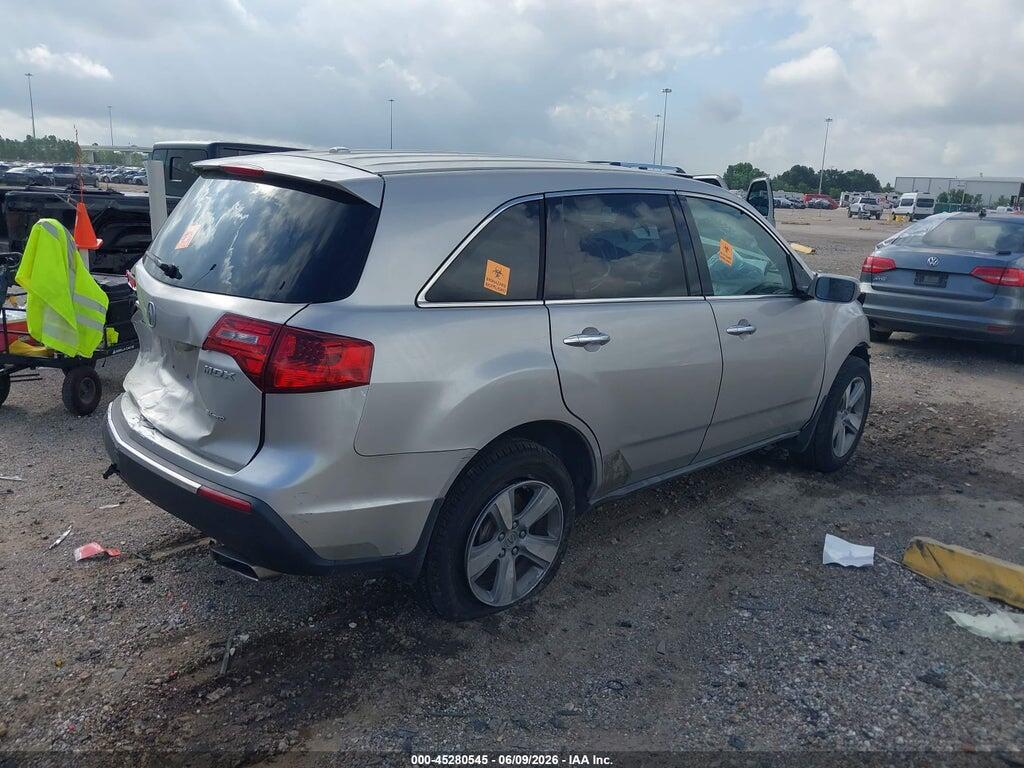 2HNYD2H38CH530728 2012 ACURA MDX photo no. 4