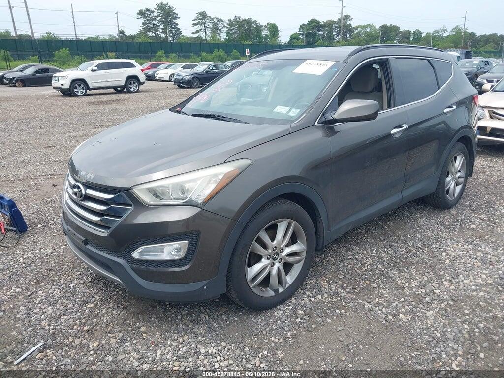 5XYZUDLA0DG086370 2013 HYUNDAI SANTA FE photo no. 2