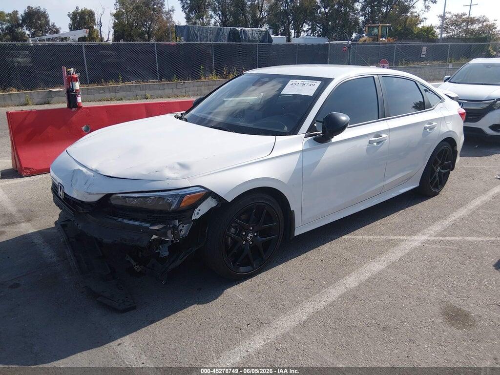 2HGFE2F5XNH609191 2022 HONDA CIVIC photo no. 2