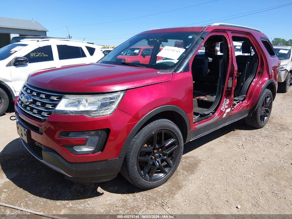 1FM5K8D8XHGC58684 2017 FORD EXPLORER photo no. 2