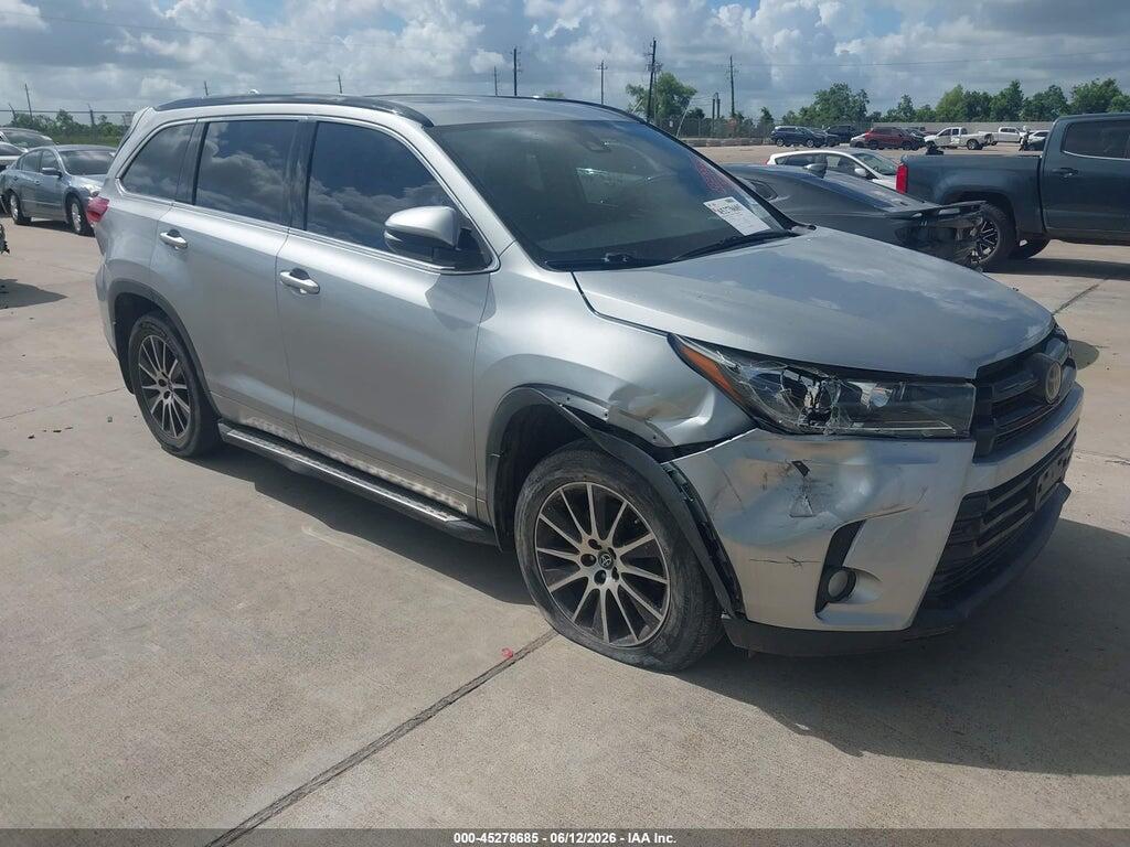 5TDKZRFH8JS538170 2018 TOYOTA HIGHLANDER photo no. 1