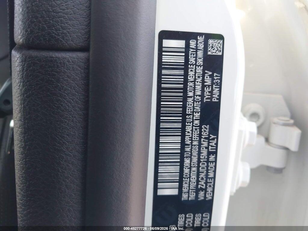 ZACNJDD15MPM71622 2021 JEEP RENEGADE photo no. 9