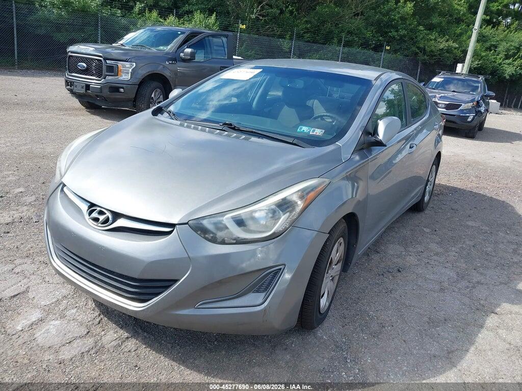 KMHDH4AE3GU543742 2016 HYUNDAI ELANTRA photo no. 2