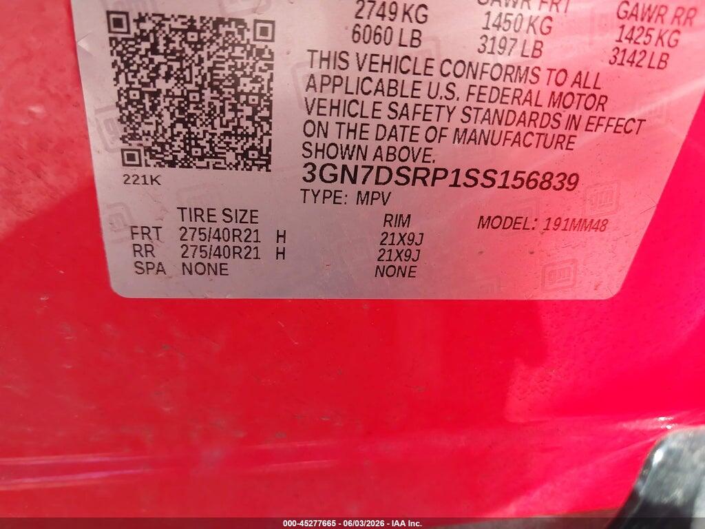 3GN7DSRP1SS156839 2025 CHEVROLET EQUINOX EV photo no. 9