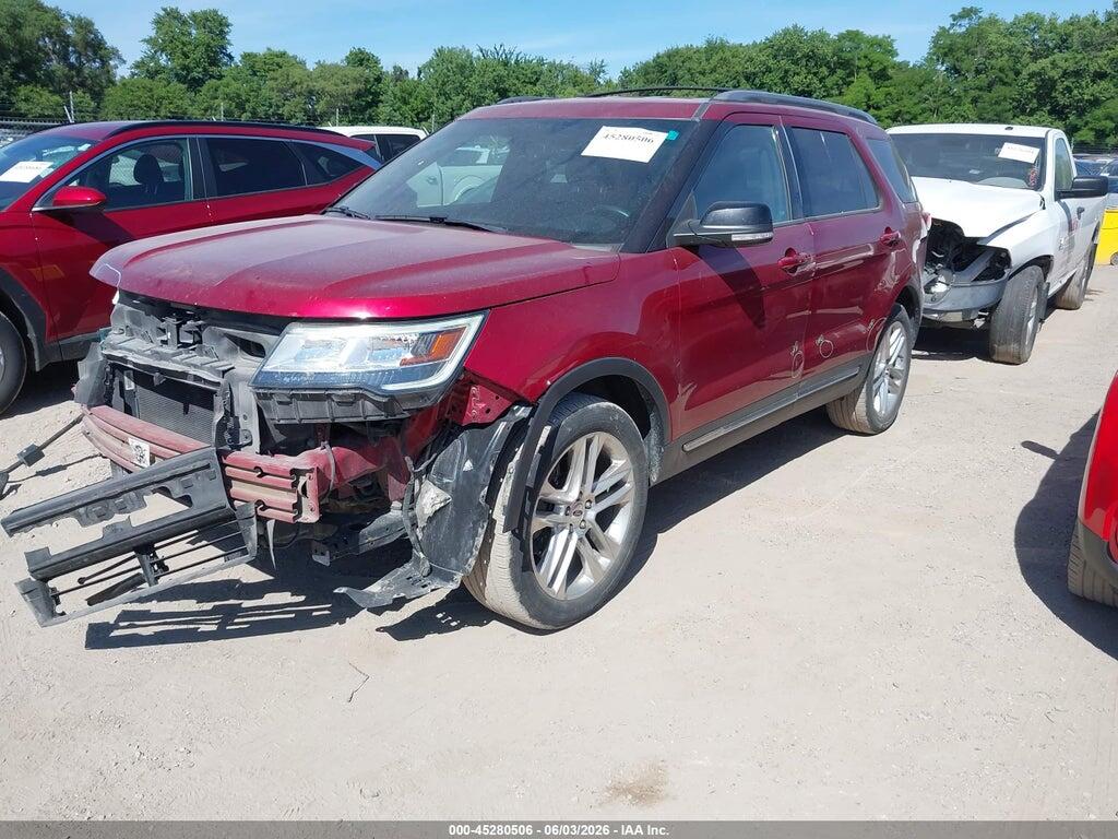 1FM5K8D83HGB91040 2017 FORD EXPLORER photo no. 2