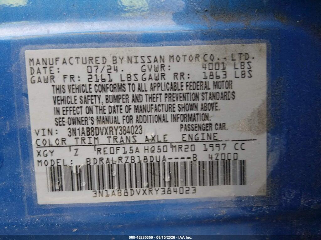 3N1AB8DVXRY384023 2024 NISSAN SENTRA photo no. 9