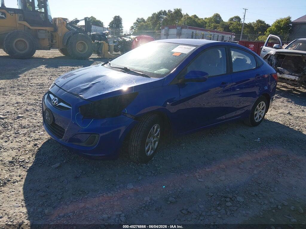 KMHCT4AE2EU756057 2014 HYUNDAI ACCENT photo no. 2