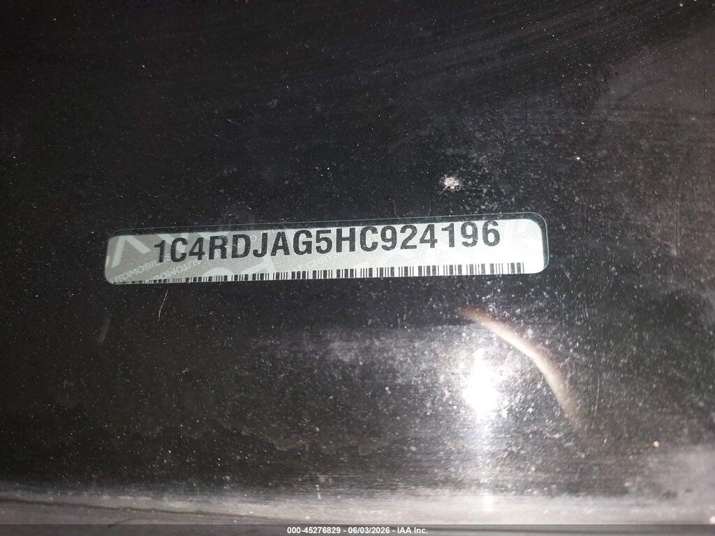 1C4RDJAG5HC924196 2017 DODGE DURANGO photo no. 9