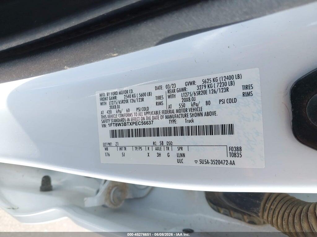 1FT8W3BTXPEC56637 2023 FORD F-350 photo no. 8