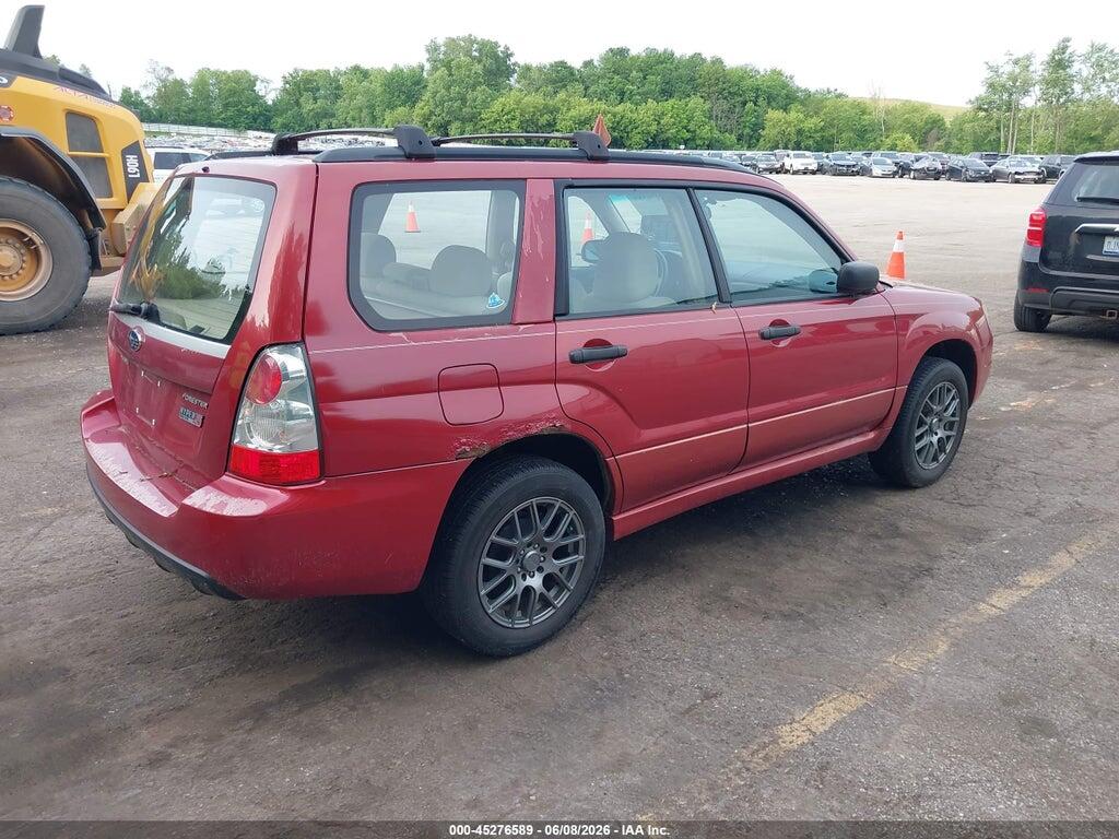 JF1SG63617H718570 2007 SUBARU FORESTER photo no. 4