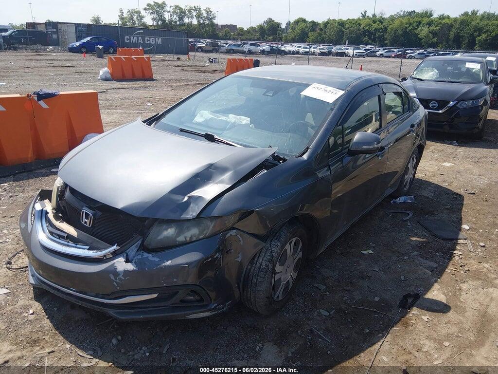 19XFB4F29DE001844 2013 HONDA CIVIC HYBRID photo no. 2