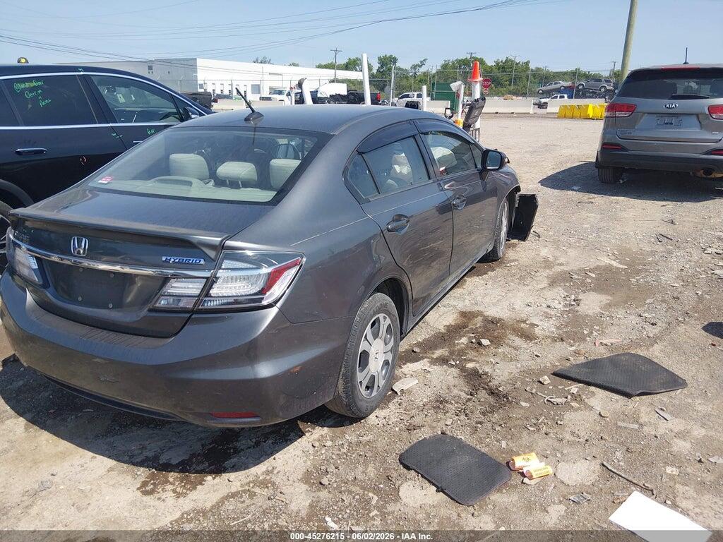 19XFB4F29DE001844 2013 HONDA CIVIC HYBRID photo no. 4