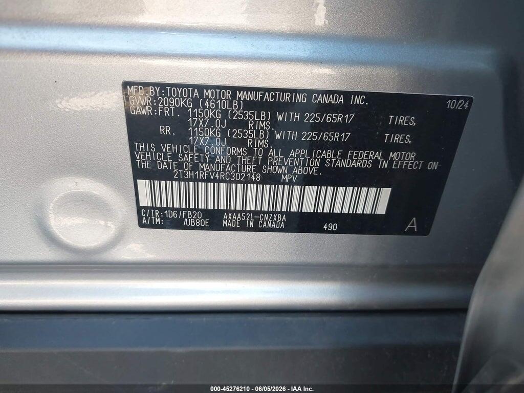 2T3H1RFV4RC302148 2024 TOYOTA RAV4 photo no. 9
