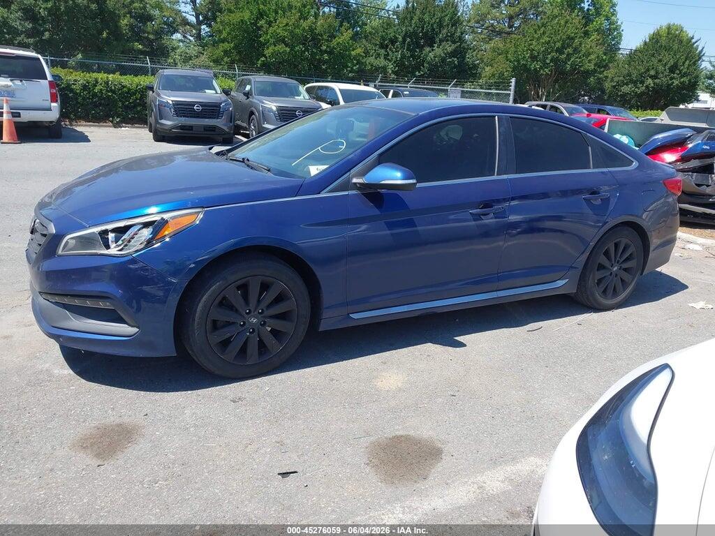 5NPE34AF2FH105786 2015 HYUNDAI SONATA photo no. 2