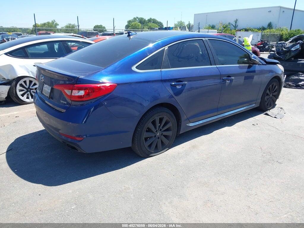 5NPE34AF2FH105786 2015 HYUNDAI SONATA photo no. 4