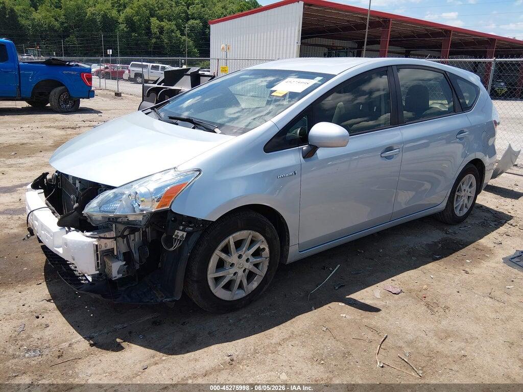 JTDZN3EU4E3325729 2014 TOYOTA PRIUS V photo no. 2