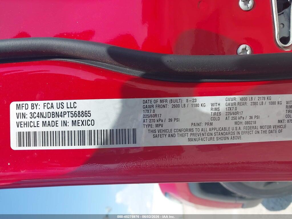 3C4NJDBN4PT568865 2023 JEEP COMPASS photo no. 9
