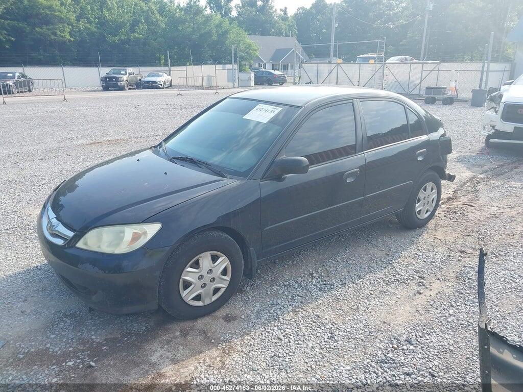 1HGES16395L015174 2005 HONDA CIVIC photo no. 2