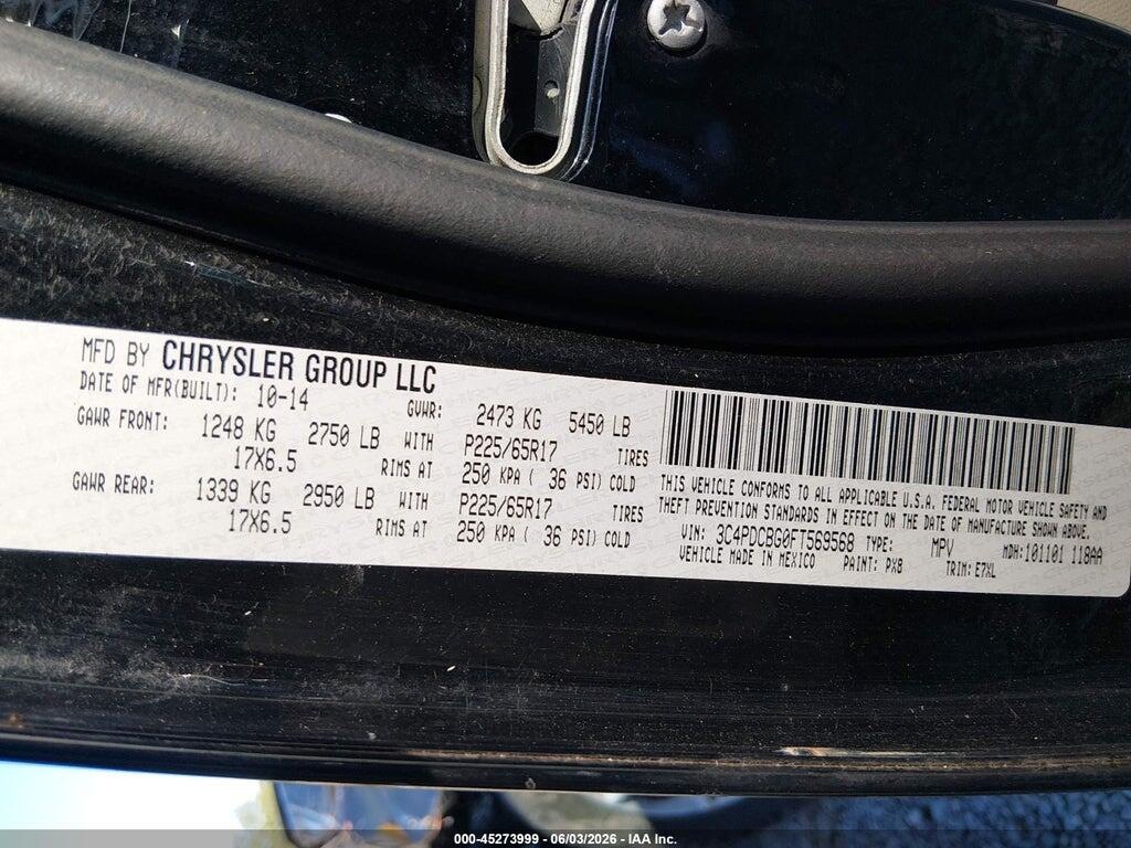 3C4PDCBG0FT569568 2015 DODGE JOURNEY photo no. 9