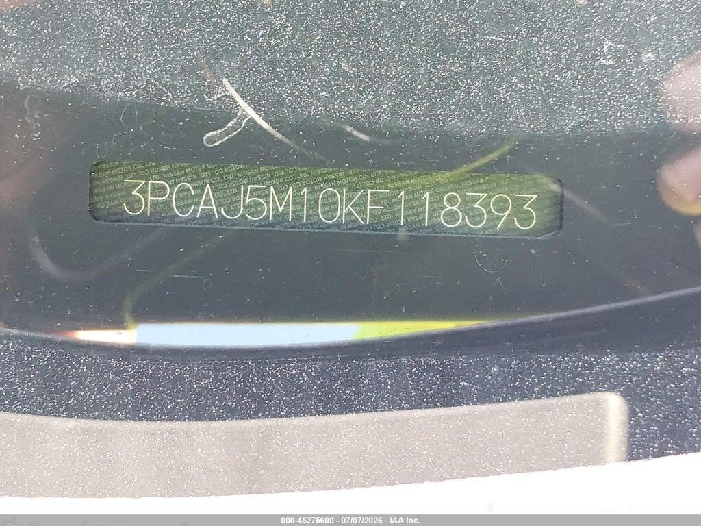 3PCAJ5M10KF118393 2019 INFINITI QX50 photo no. 9