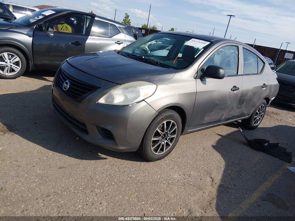 3N1CN7AP7EL857481 2014 NISSAN VERSA photo no. 2