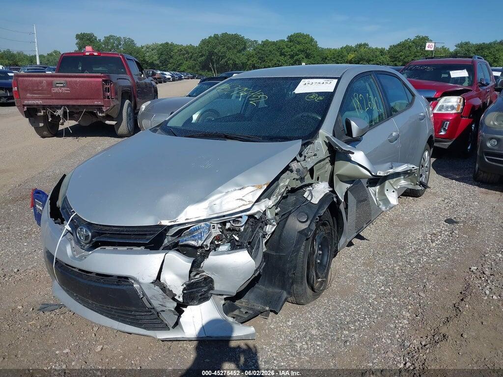 2T1BURHE9FC457714 2015 TOYOTA COROLLA photo no. 2