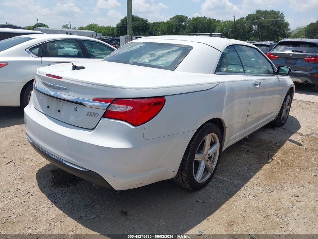 1C3BCBFG9CN233712 2012 CHRYSLER 200 photo no. 4