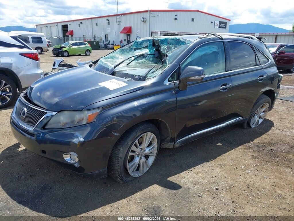 JTJBC1BA9A2018379 2010 LEXUS RX 450H photo no. 2